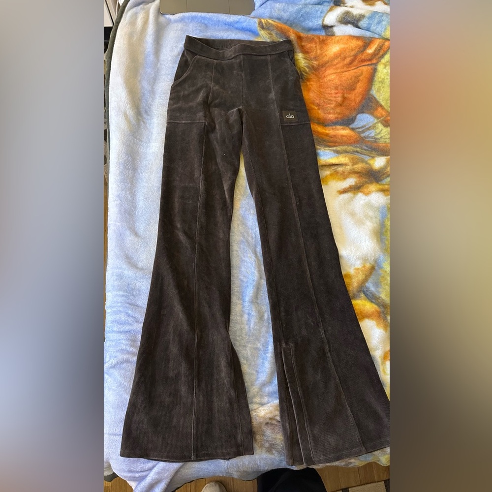 ALO Yoga Chocolate Flare Leggings